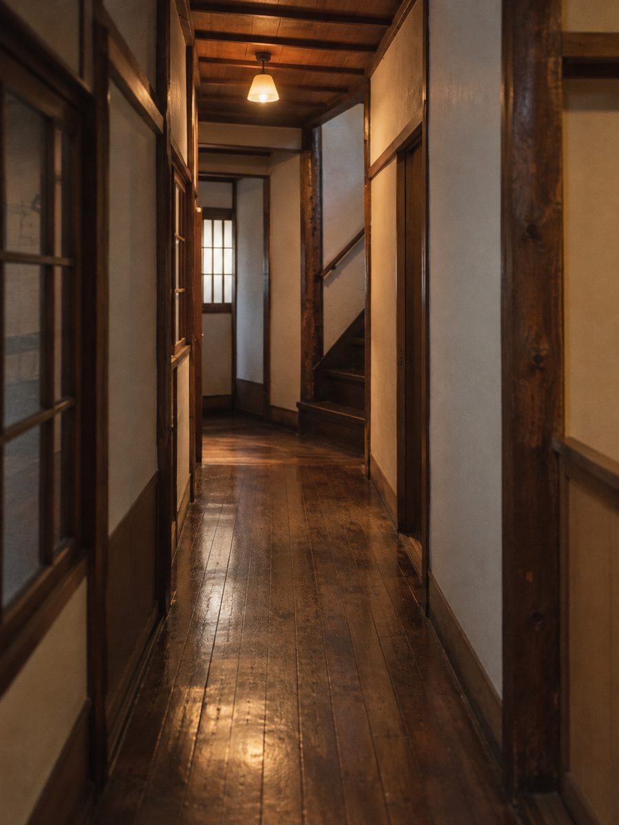 旅館の廊下(イメージ)